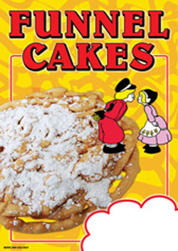 Funnel Cake A-Frame Sign